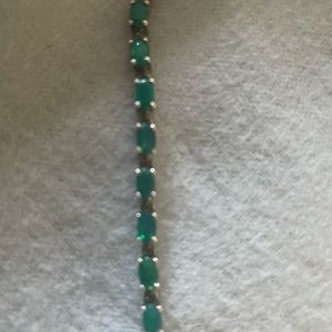 Miami Blue Welo Opal Bracelet Platinum over Sterling Silver